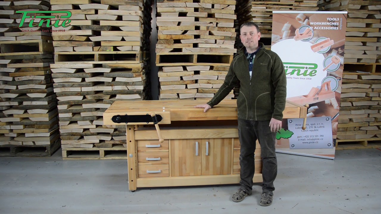 PINIE - Wooden workbench PROFI II / Hoblice PROFI II