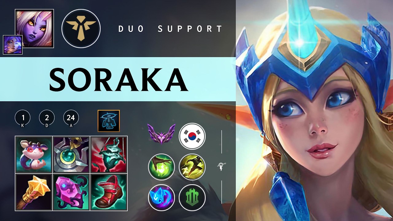 Soraka Support vs Alistar - KR Master Patch 26.04