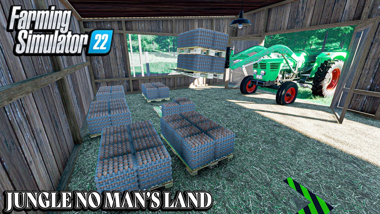 First Harvest & Clearing Chicken Coop on Jungle No Man's Land