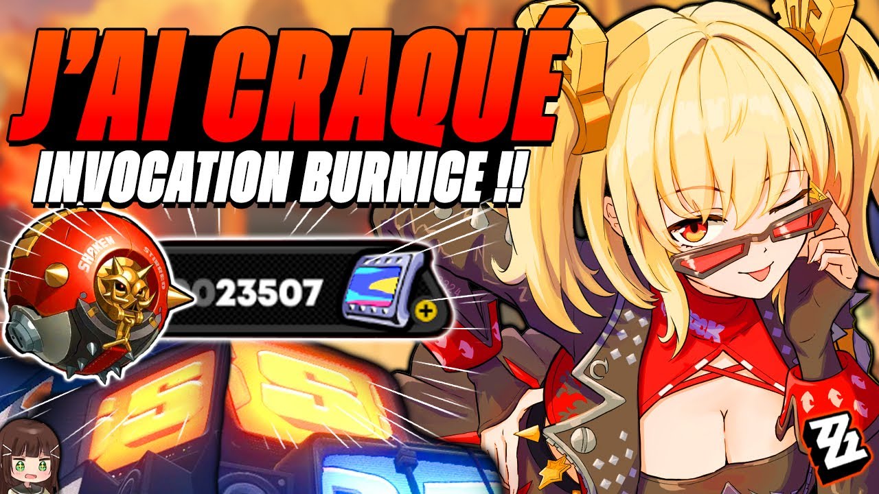 BURNICE M’A FAIT CRAQUER… INVOCATIONS ma CHANCE est LÉGENDAIRE ! | Zenless Zone Zero #zzzero