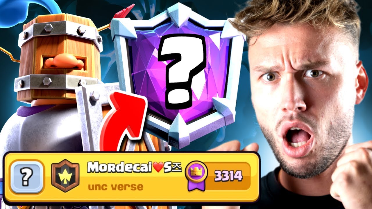 Il est TOP 8🌍 avec RECRUES en FIN DE SAISON sur Clash Royale !