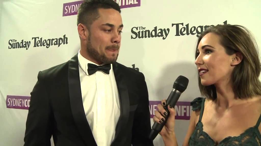 Jarryd Hayne on the Dally M red carpet