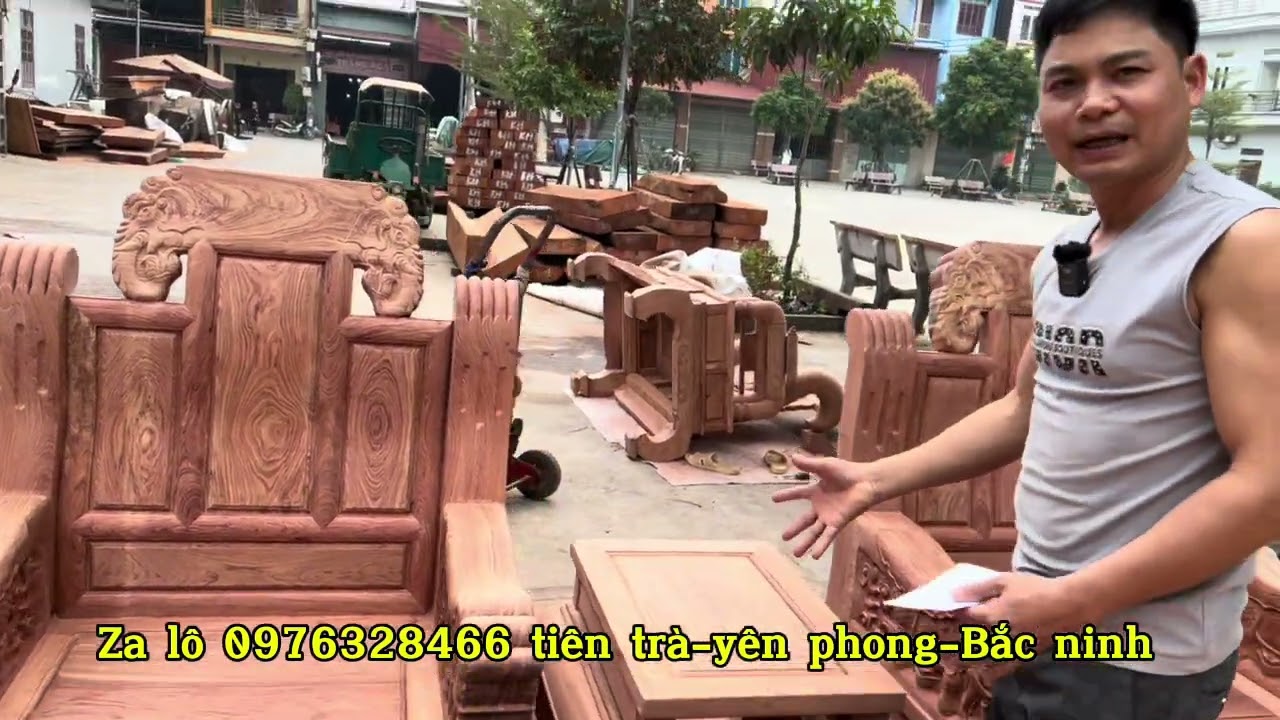 Bộ ghế Âu Á trương voi/ chân 12 cột 12 tay voi đặc khách đặt theo yêu cầu 