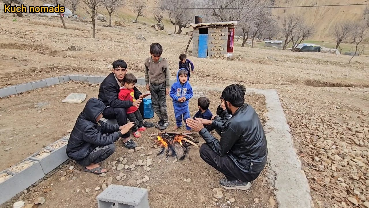 Narrative of a real nomadic day | Work, guests and child illness🥵🫡