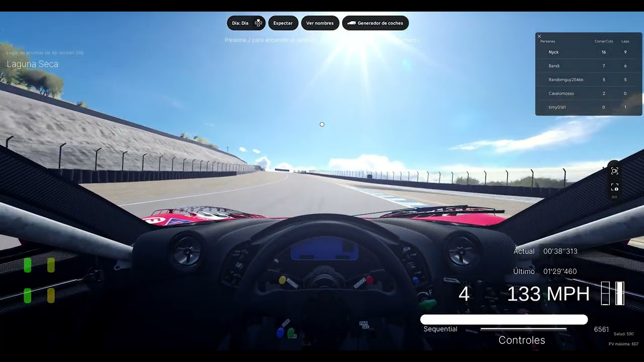 Vuelton en laguna seca/roblox ap's test place