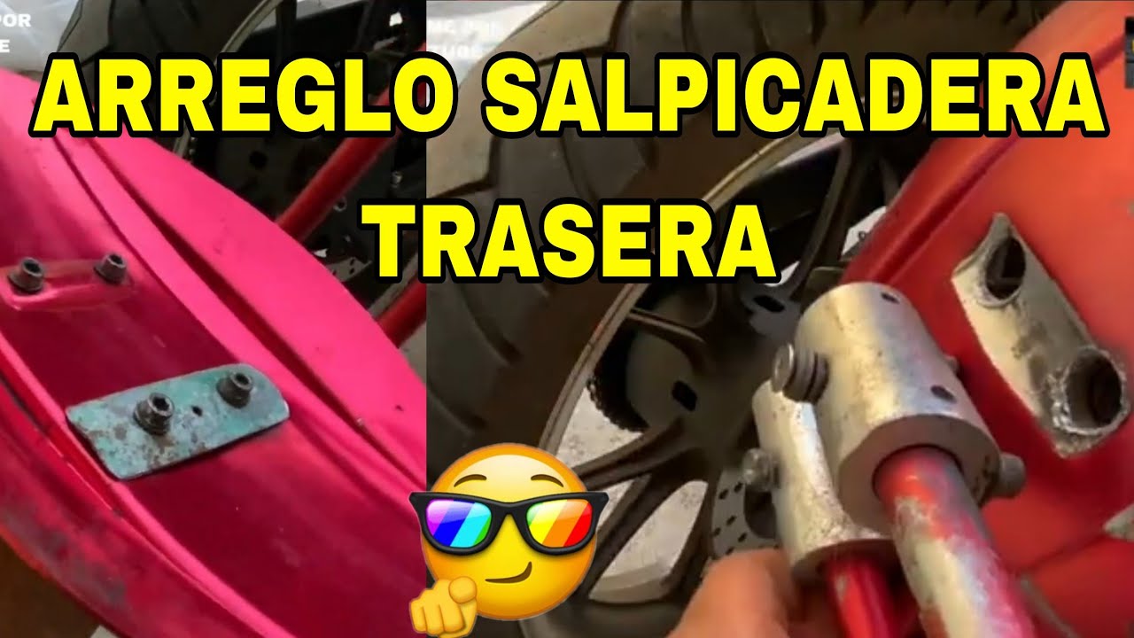 ARREGLO GUARDAFANGOS TRASERO #diy #vento #hechoencasa