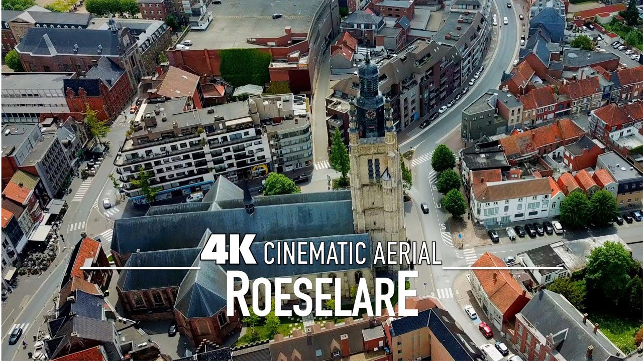 ROESELARE 🇧🇪 ROULERS Drone 4K Belgium || Belgie Belgique