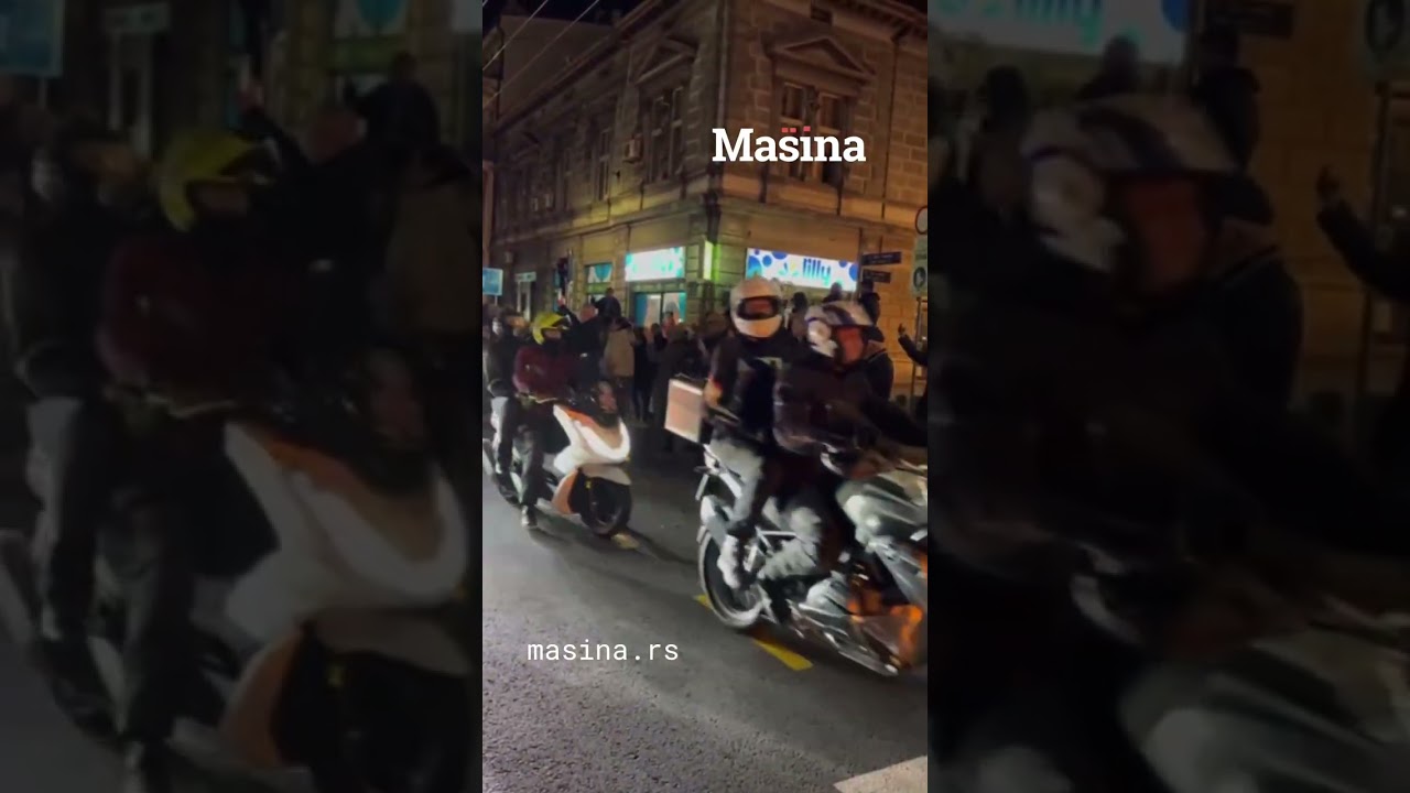 Bajkeri stižu na doček studenata - Beograd