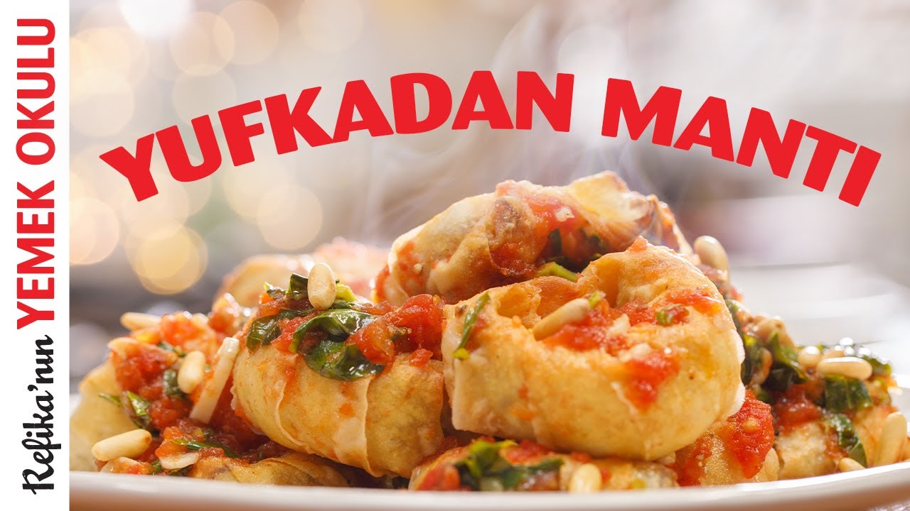 Domates Soslu Sosyete Mantısı Tarifi | Yufkadan Kolay Mantı Yapımı