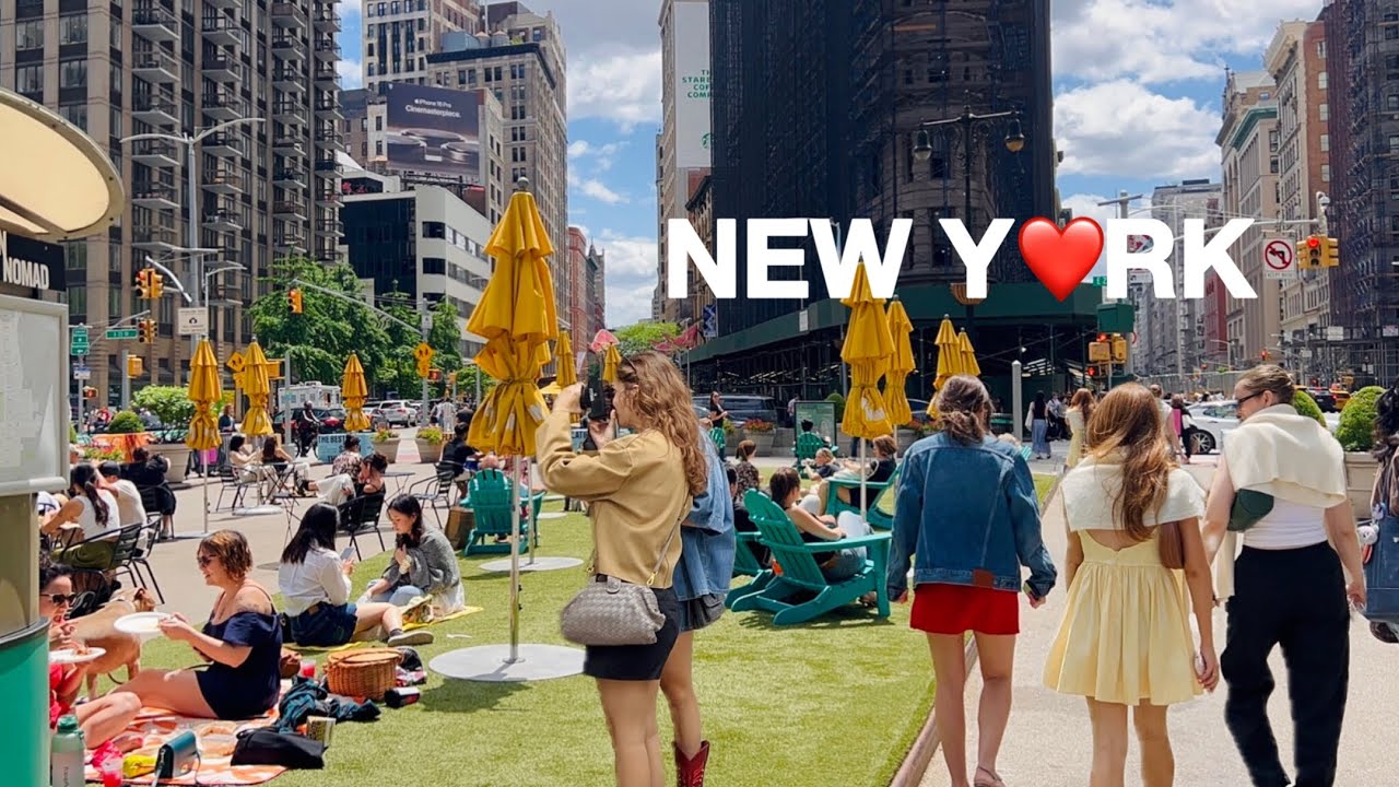 [4K]🇺🇸NYC Walk🗽Beautiful Sunday Vibes in New York City☀️🌿New Yorkers are ready for Summer | May 2025