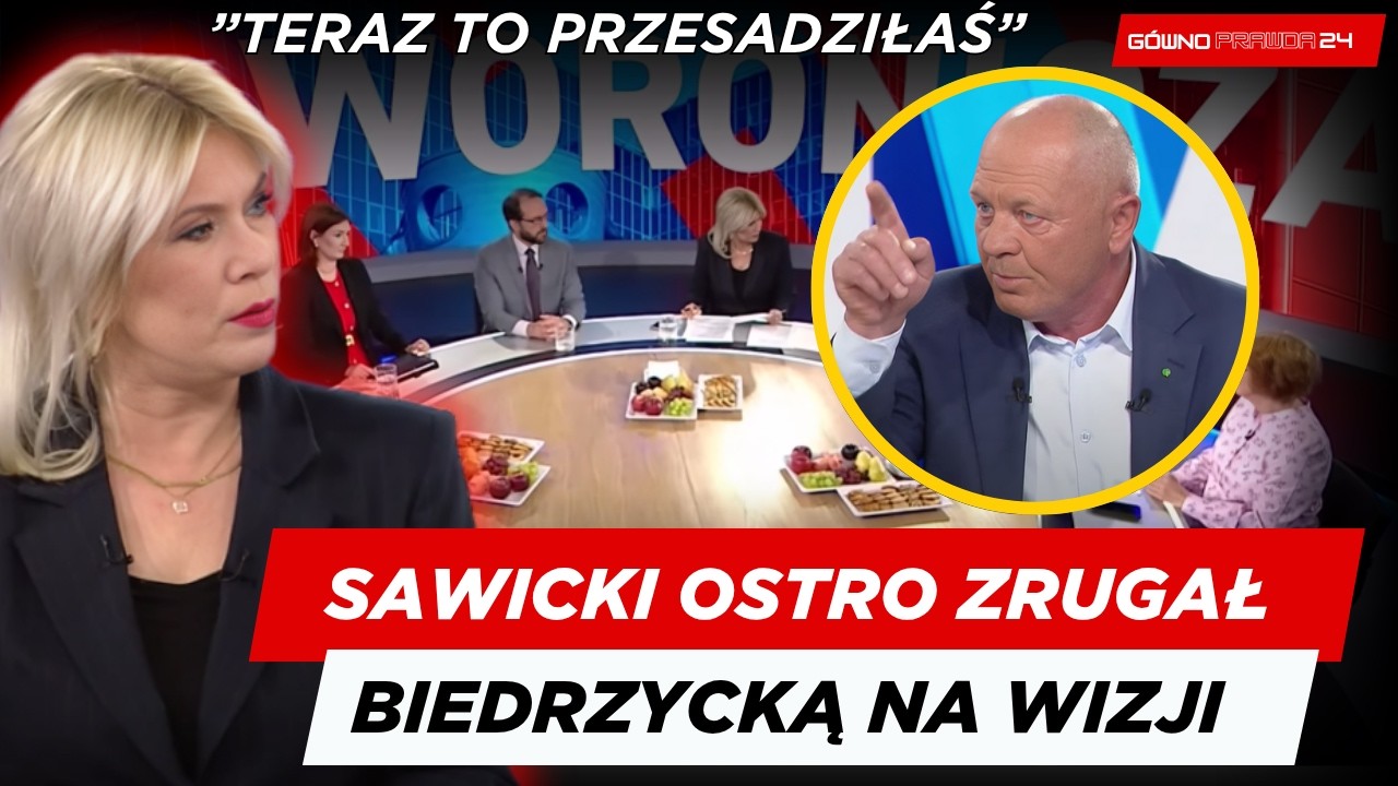ZRUGAŁ JĄ JAK BURĄ... BIEDRZYCKA VS MAREK SAWICKI (PSL) | TUSK JEST WYNAJĘTYM PREMIEREM | AWANTURA