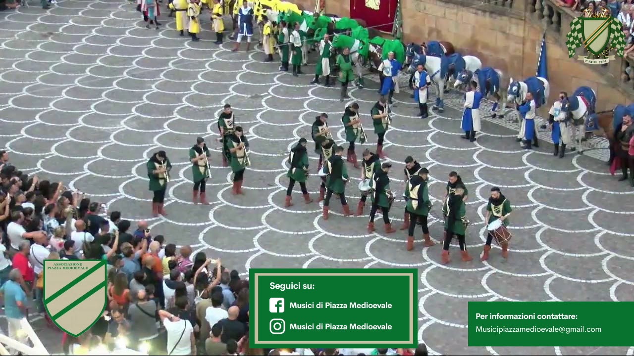 Musici di Piazza Medioevale [ESIBIZIONE CONSEGNA DELLE CHIAVI 2018] (Tamburi di Piazza Armerina)