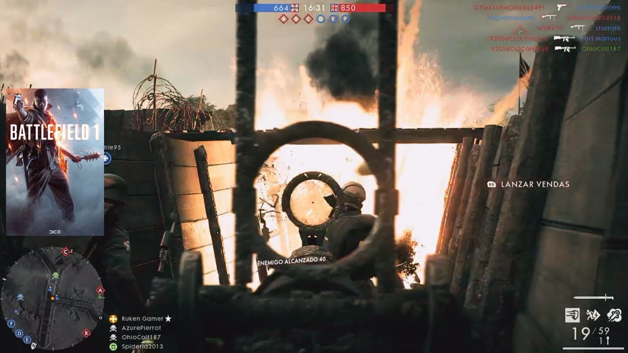 Feliz Navidad Gente | Battlefield 1 EN EL RIO SOMME