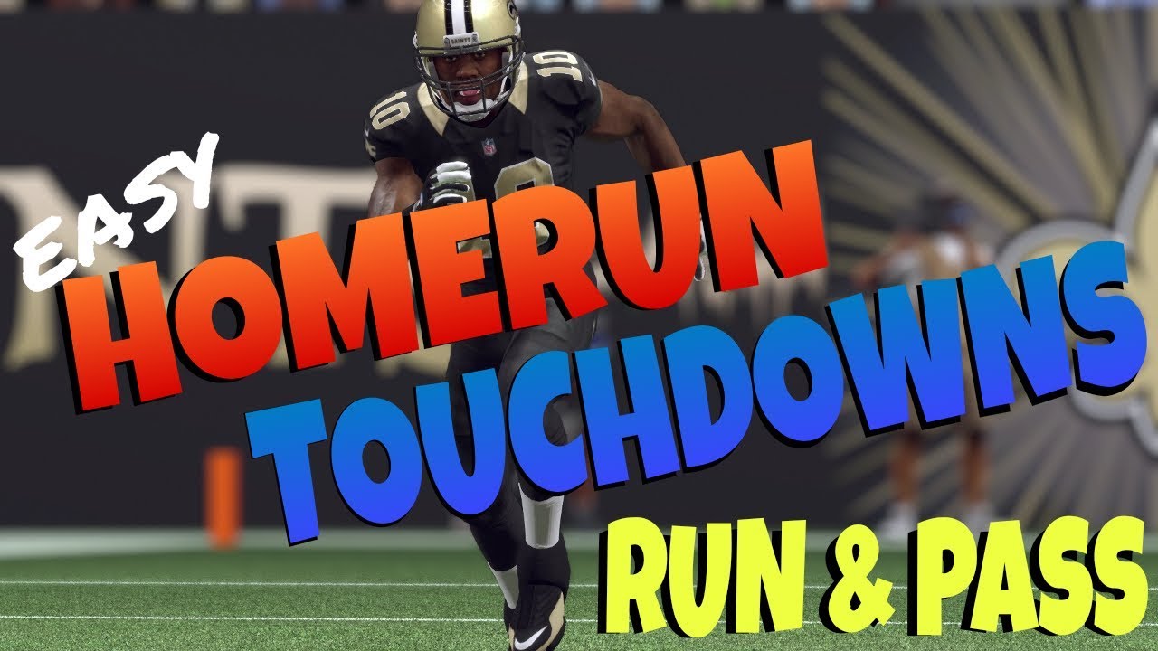 MOST EXPLOSIVE PASS PLAY IN MADDEN 18! UNSTOPPABLE BIG PLAY RUN & PASS COMBO! SAINTS PLAYBOOK!