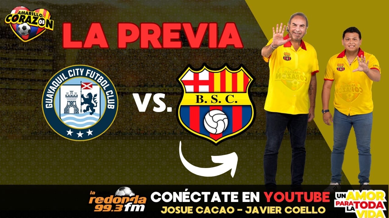 🔴 EN VIVO /  PREVIA GUAYAQUIL CITY VS BARCELONA SC  -  04 DE FEBRERO 2026