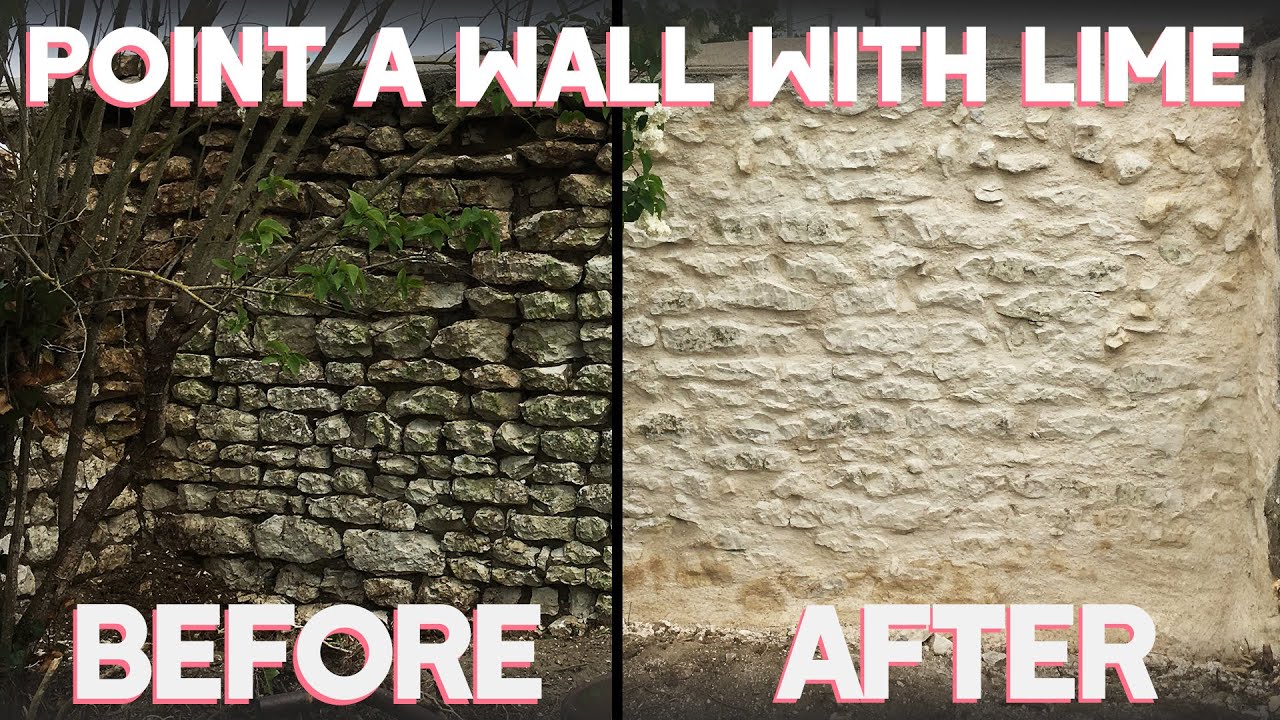 How to Point a Stone Wall with Lime Mortar Fast Process