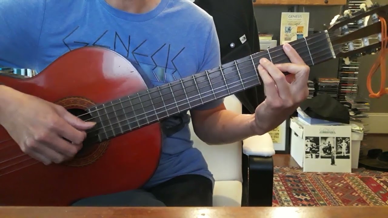 Genesis in Classical Guitar - The Lamia (with Gabriel vocal)