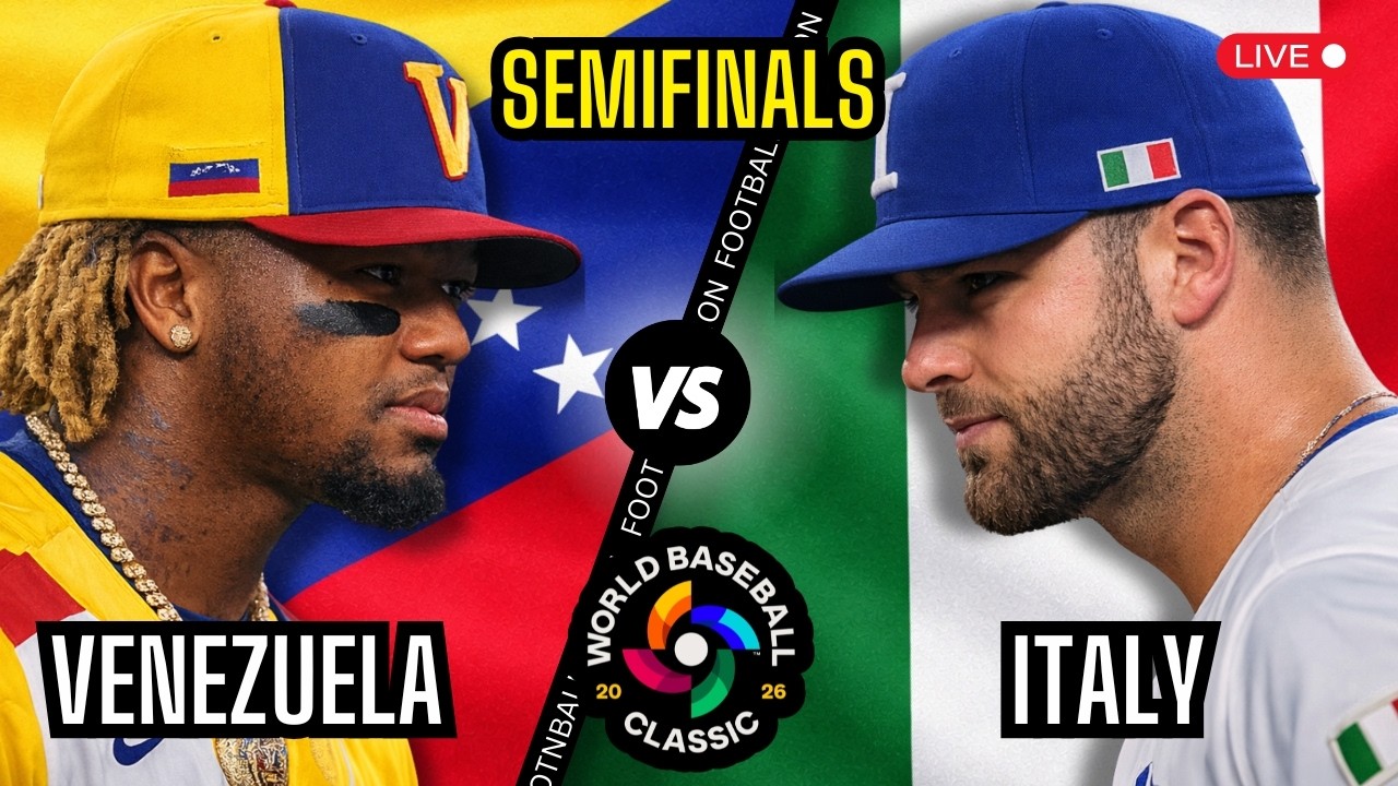 Venezuela vs Italy - World Baseball Classic - Semifinals - Live Stream