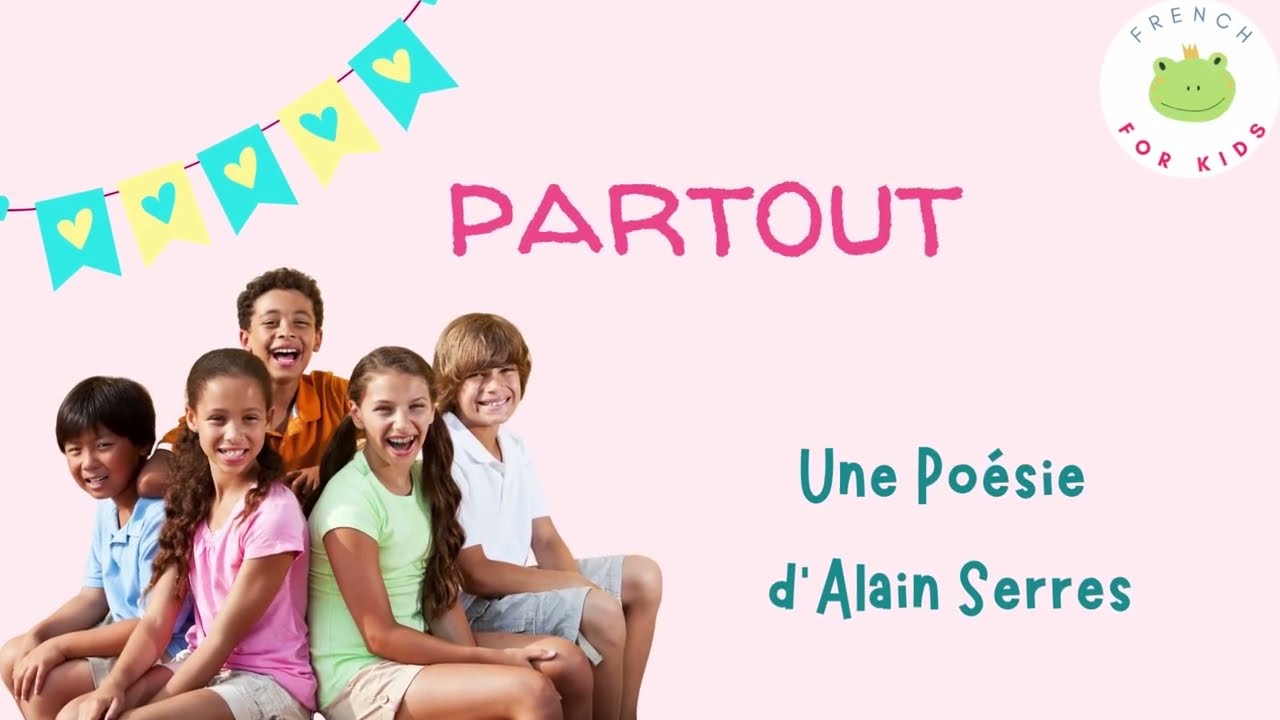 Partout, je suis un enfant de partout, un poème d'Alain Serres