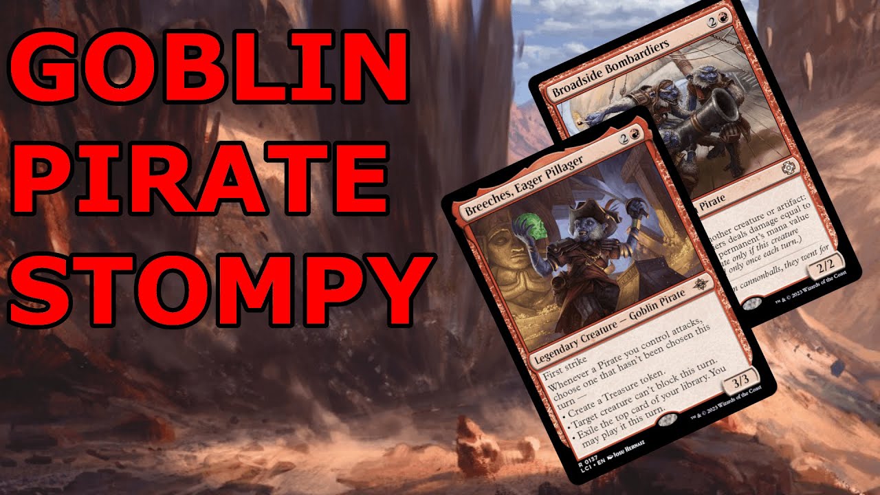 WOTC KEEPS PRINTING CRAZY GOBLINS! Goblin Pirate Stompy (Legacy Goblin Stompy / Goblin Tribal MTG)