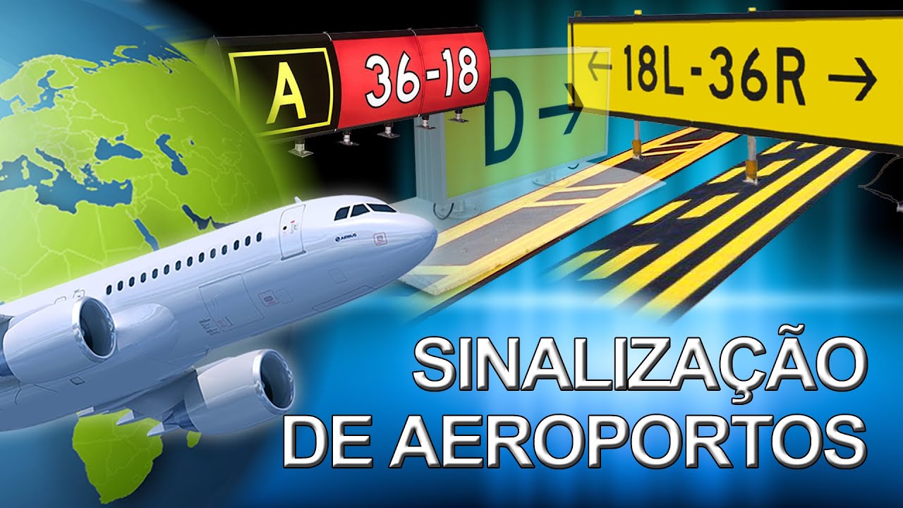 Placas, sinais e luzes de Aeroportos - O que significam?