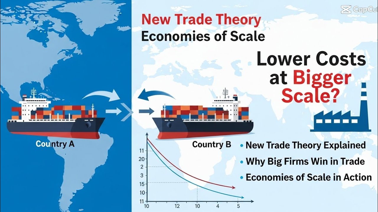 New Trade Theory Explained | How Economies of Scale Shape Global Trade