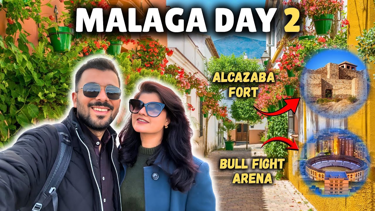 MALAGA DAY 2 | Alcazaba, Roman Theatre & Sunset at Gibralfaro