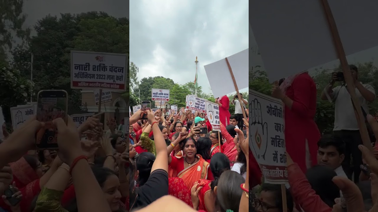 Women Reservation | Protest | Mahila Congress