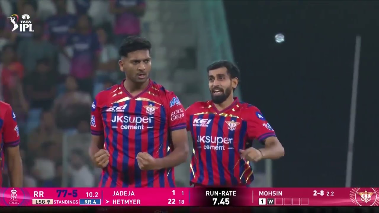 IPL APRIL 22 2026 M32 LSG VS RR MATCH HIGHLIGHTS