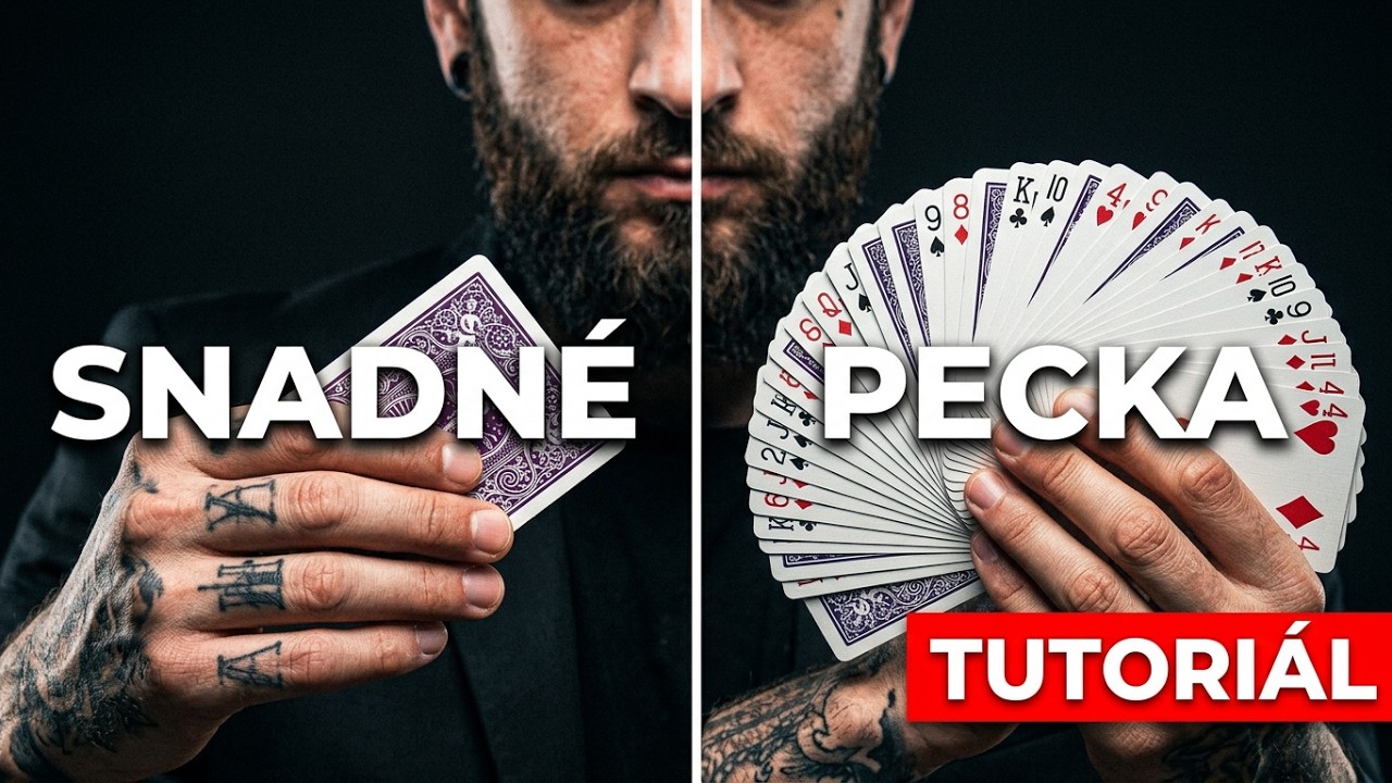 Extrémně jednoduchý karetní trik s vysvětlením!!!