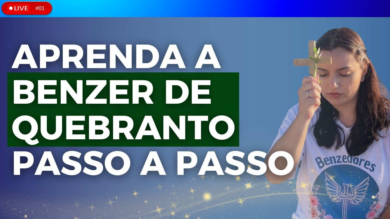 LIVE DE AQUECIMENTO SEMENTES DO BENDIZER: Aprenda a benzer de quebranto | Roda de Benção