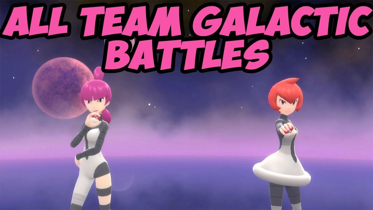 Pokemon BDSP - All Team Galactic Battles