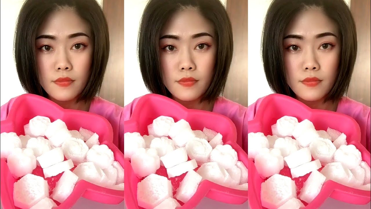 CARBONATED ICE EATING / ICE EATING