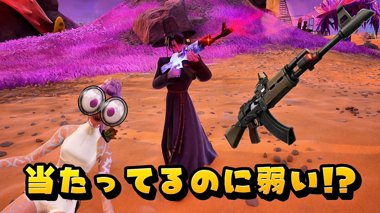 ほぼ必中なのに倒せない!? ロックオンARを2人で使った結果…【フォートナイト】
