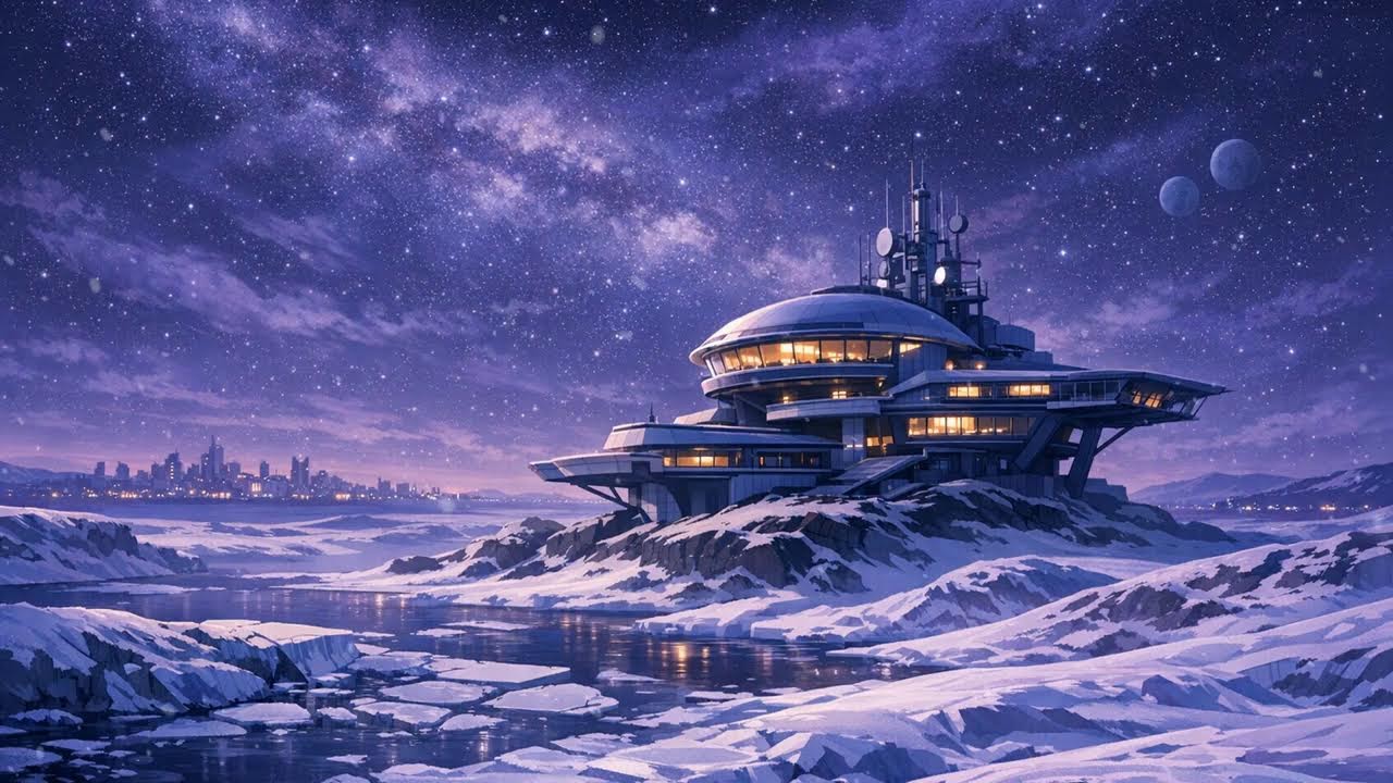 midnight drifting above a quiet planet 🌌