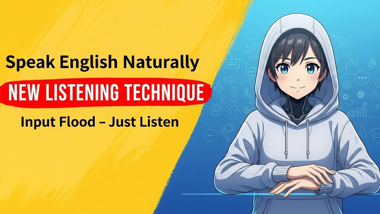 Just Listen English Practice | Input Flood Method for Fluent English | FluentX English
