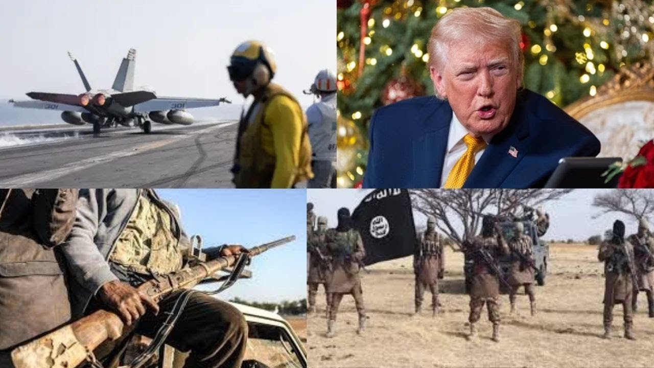 US carries out airstrikes against Islamic State &lsquo;terrorist scum&rsquo; in Nigeria