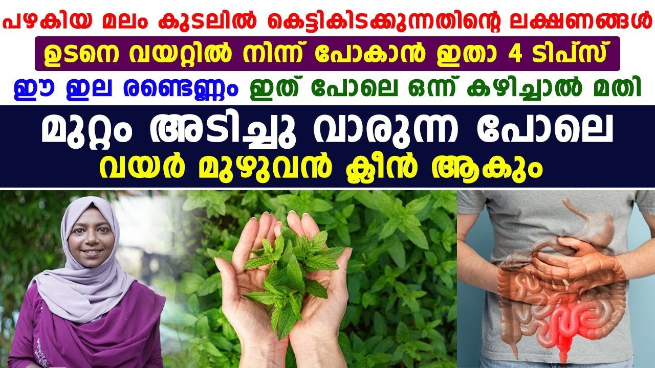 പഴകിയ മലം കെട്ടിക്കിടക്കുന്നതിന്റെ ലക്ഷണങ്ങൾ  |malabandham maran malayalam |Dr Amina T