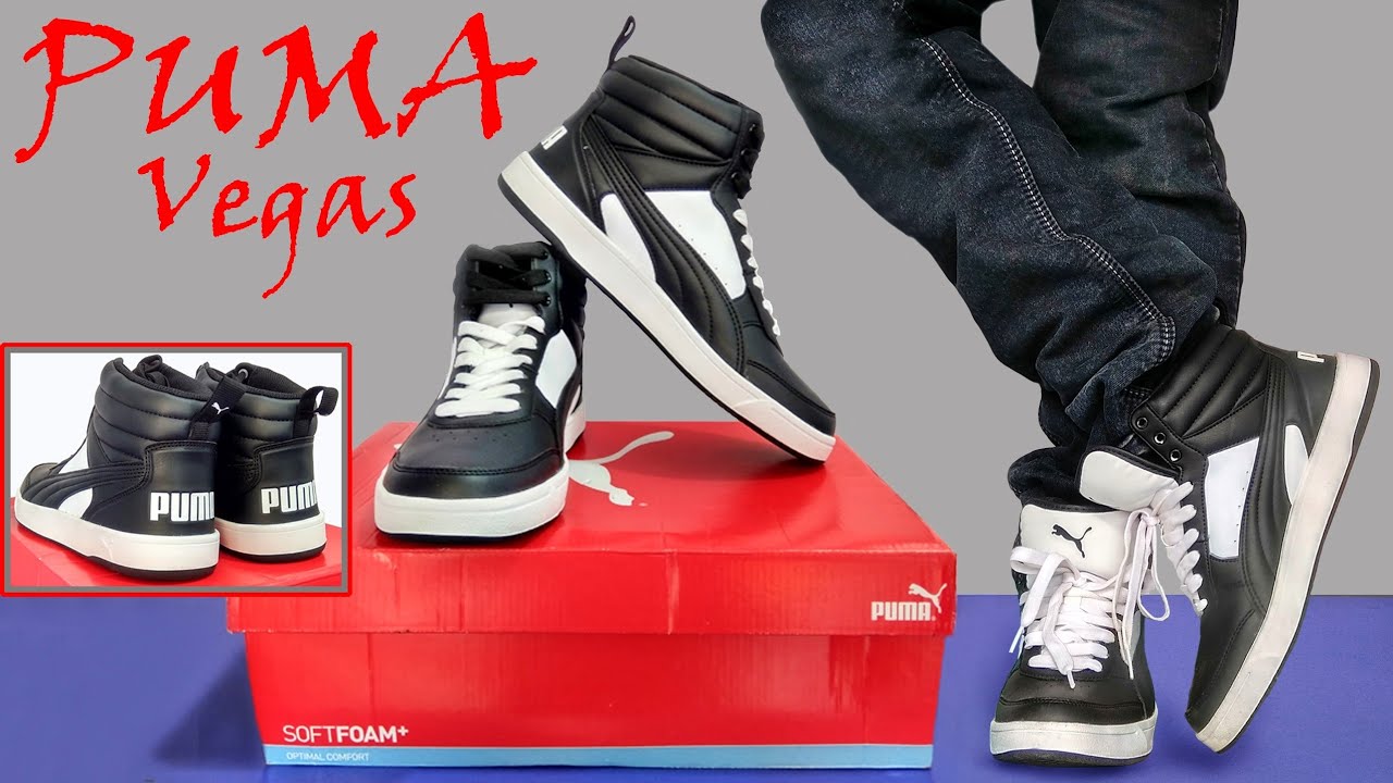 Puma Vegas || Puma High Top Shoes || Puma Shoe Unboxing Video || Model Name Puma Vegas || #puma