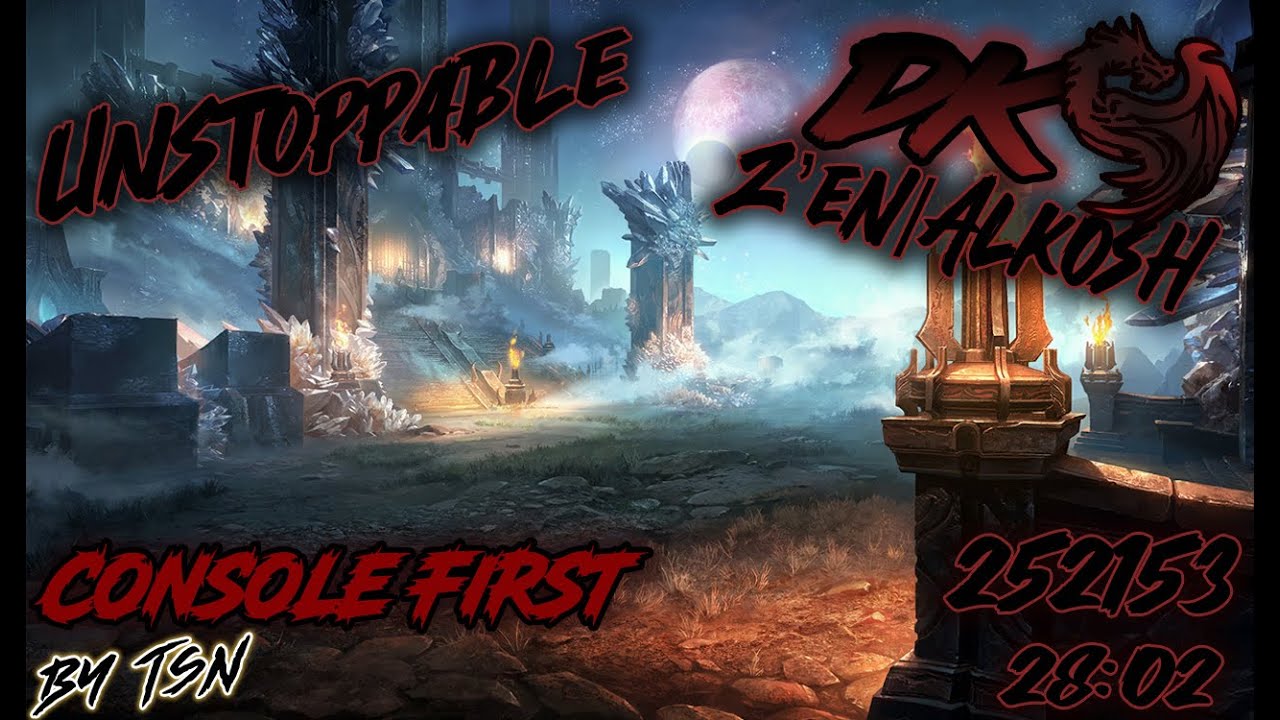 vLC : Unstoppable Console first 252.153k Dragon Knight DPS ( TSN Xbox NA ) Gold Road U42