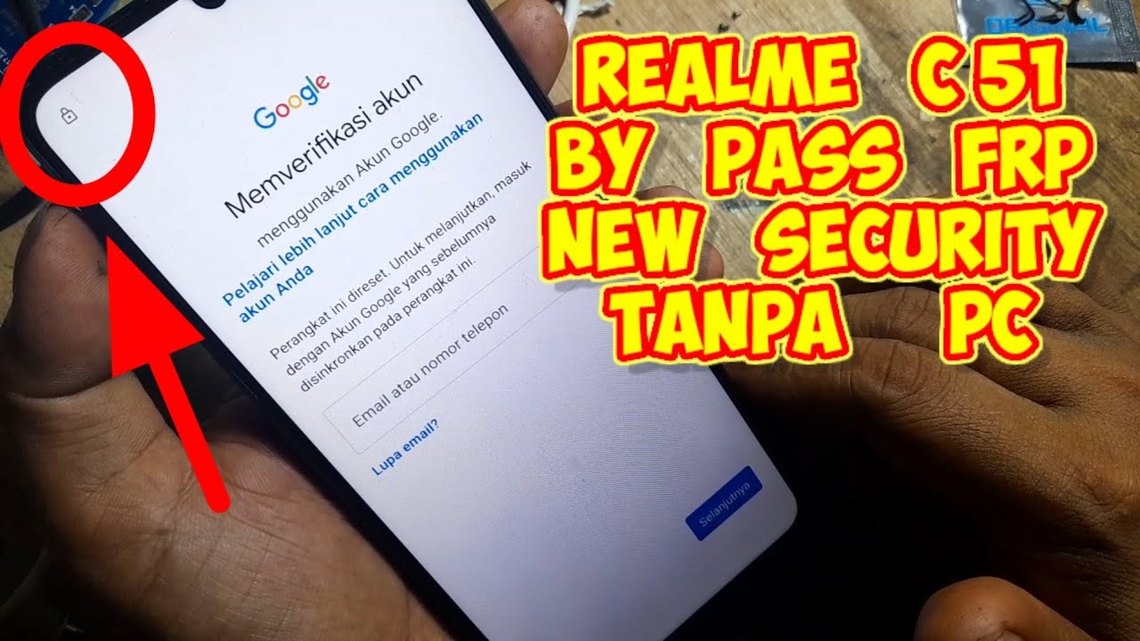 bypass frp realme c51 RMX 3830 update new security 2024
