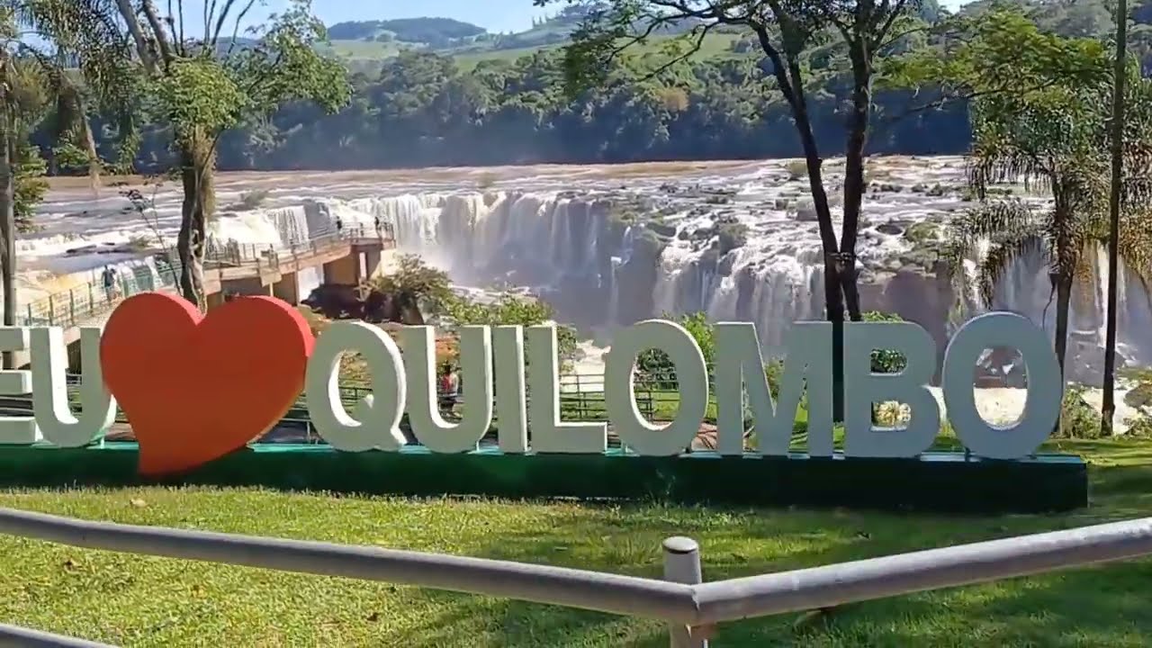 Municipio de Quilombo e a visita ao Salto Saudades em Santa Catarina.