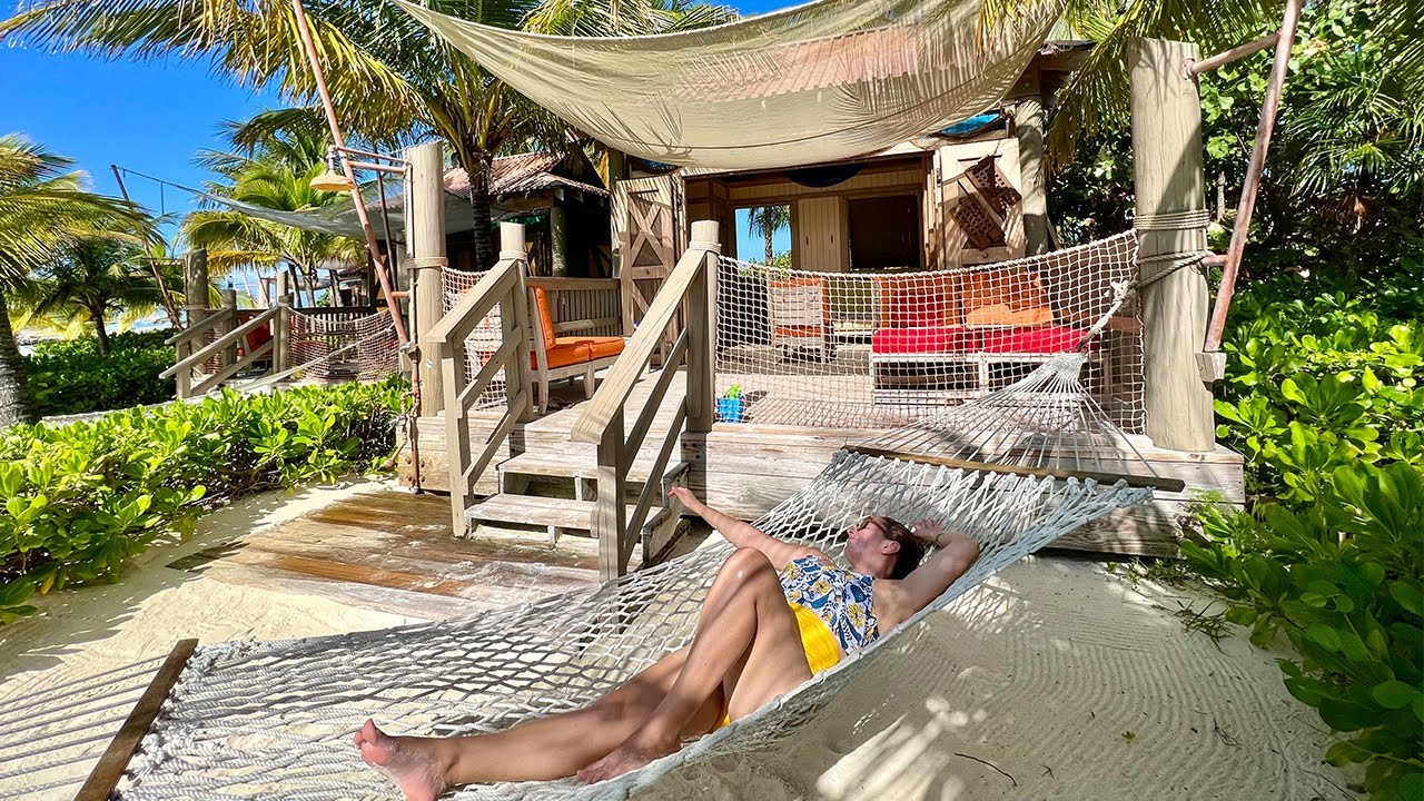 Castaway Cay Cabana Experience - Disney Wish Cruise Vlog - Cabana Tour & Review