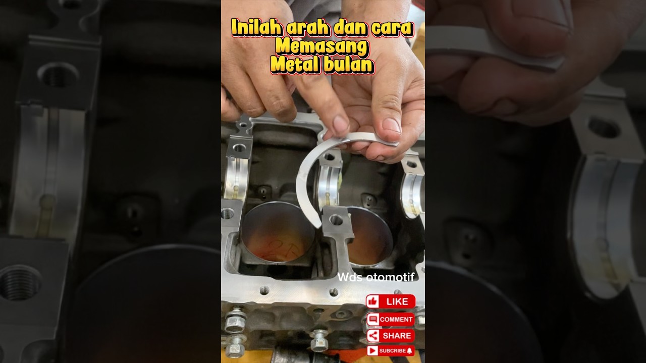 Pemasangan metal bulan #mekanik #bengkelkampung #otomotif