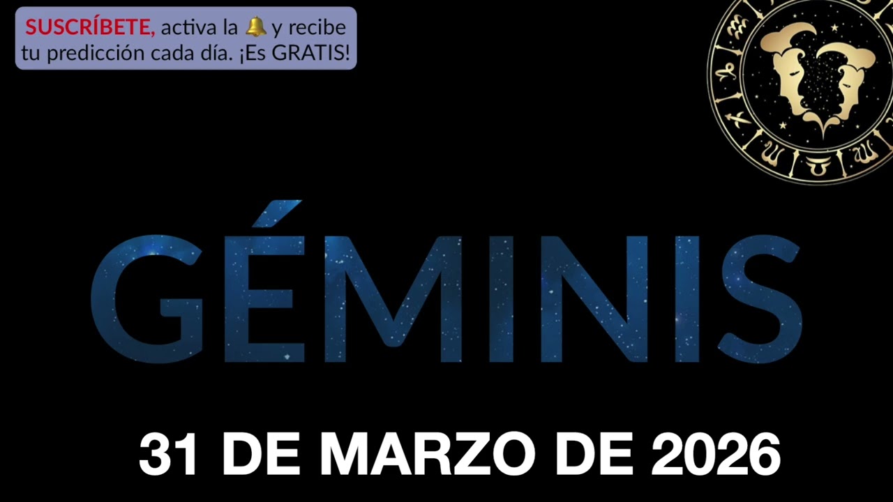 Hor&oacute;scopo Diario - G&eacute;minis - 31 de Marzo de 2026.