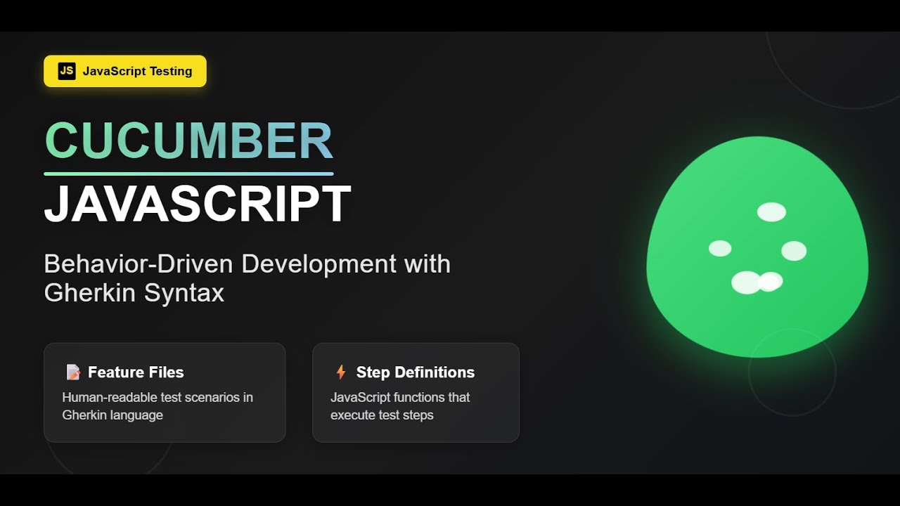 Cucumber JS Tutorial | Master Feature Files and Step Definitions