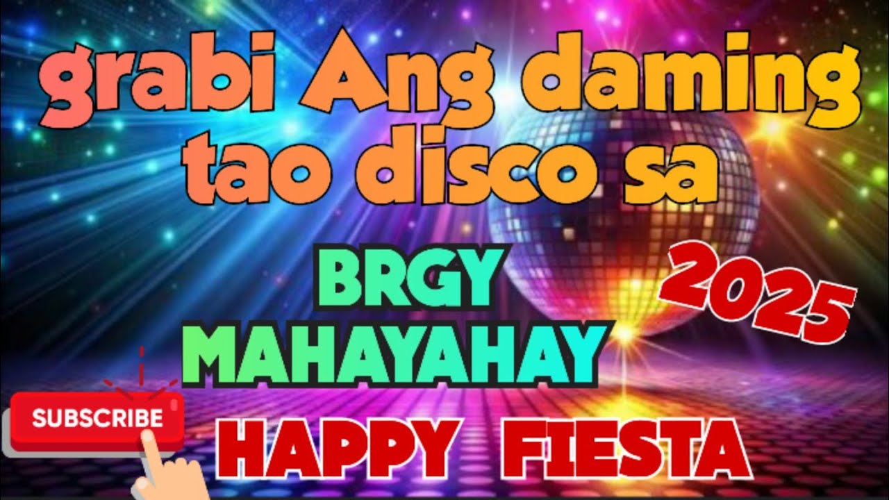 Grabi Ang daming tao disco sa BRGY MAHAYAHAY abuyog Leyte