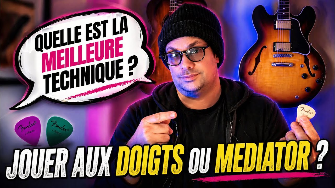 DOIGTS ou MEDIATOR ? Quelle est la MEILLEURE TECHNIQUE ?