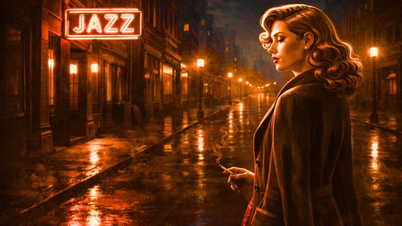 Neon Nights & Smoky Jazz | Noir Jazz Lounge