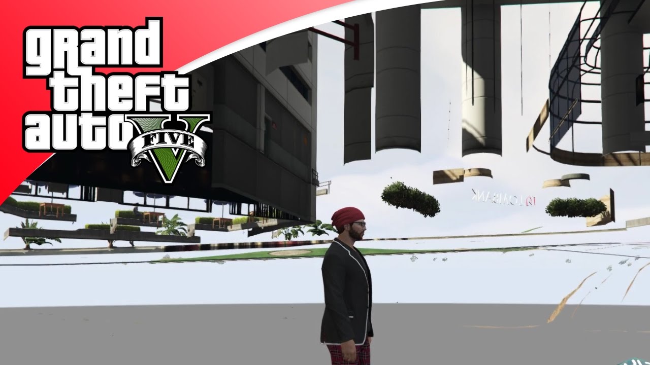 GTA V Freeroam - ONDER DE MAP GLITCH!! (GTA 5 Online)